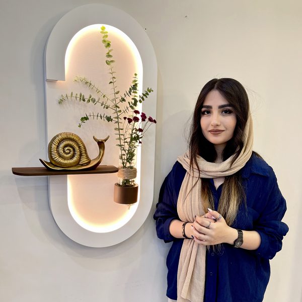 Light Wall Vase Panel