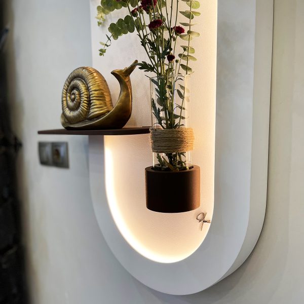 Light Wall Vase Panel