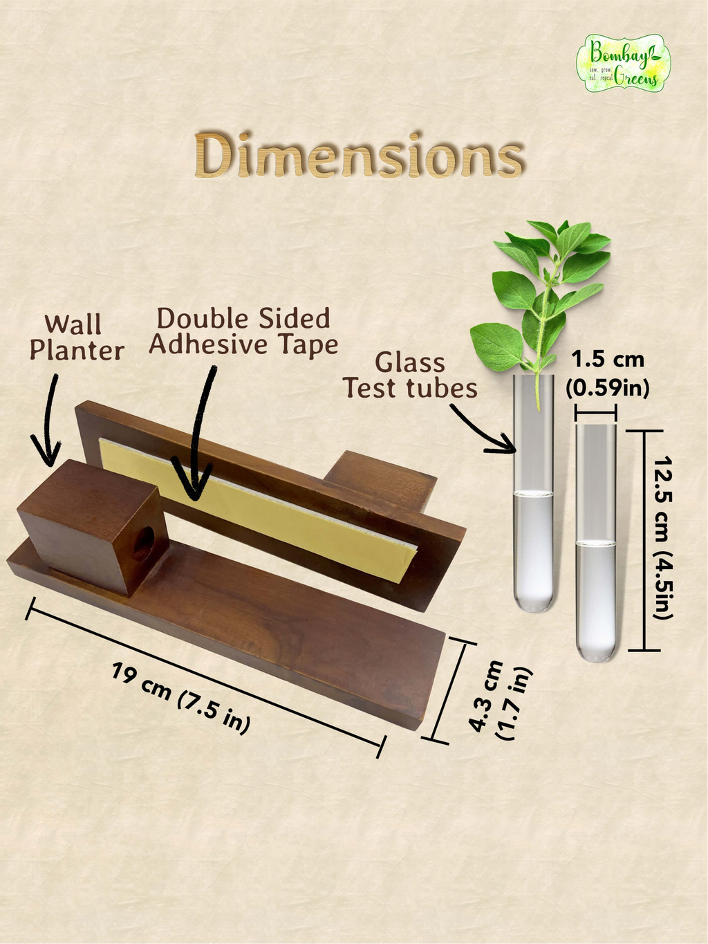 Wooden Planter Pot (Set of 3)