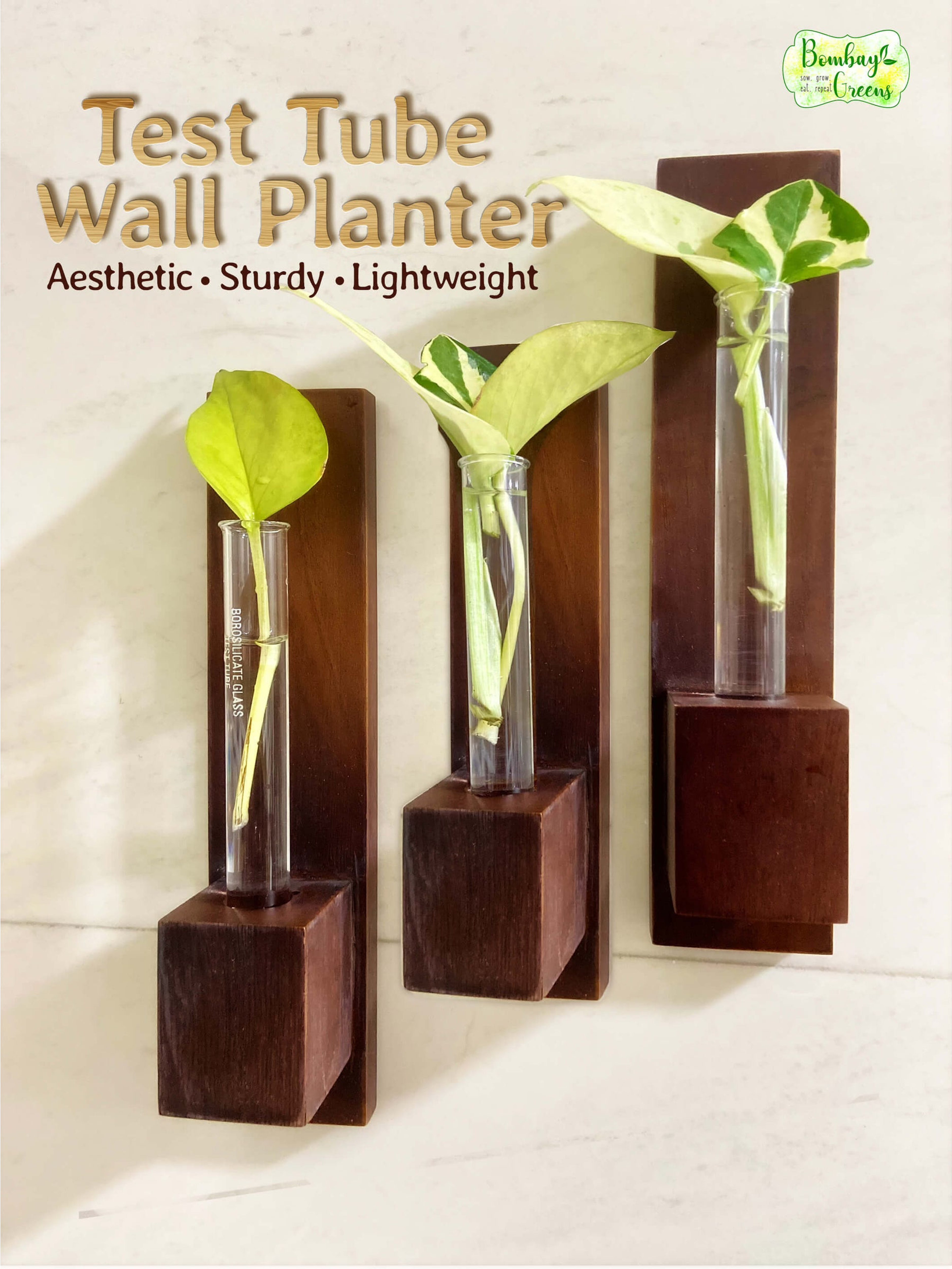 Wooden Planter Pot (Set of 3)