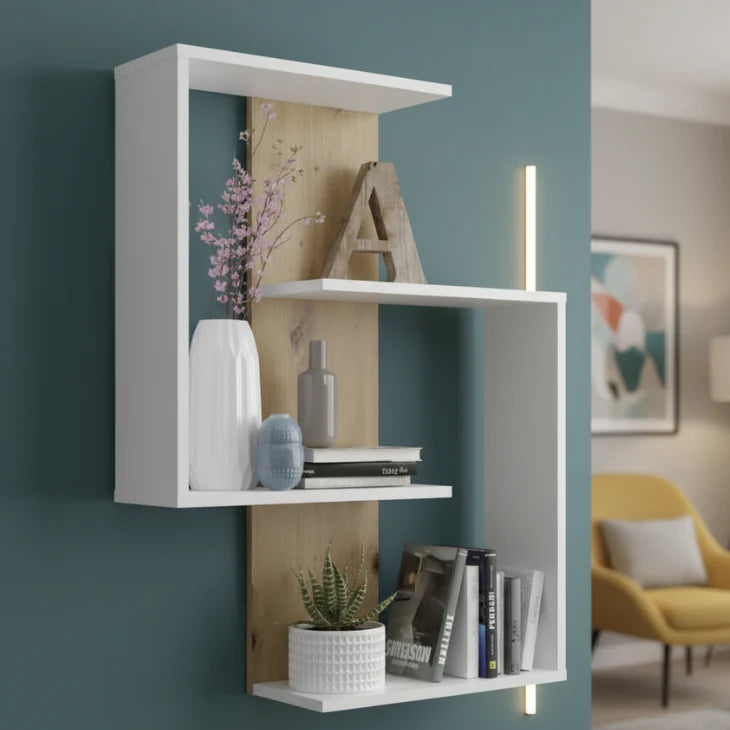 Book & Decor Storage Rack