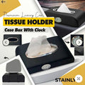 Tissue Box with Clock